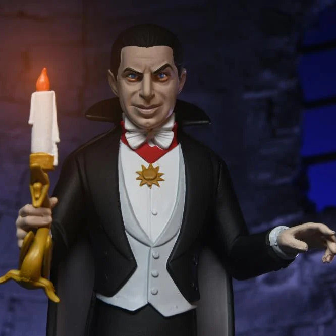 Dracula Universal Monsters NECA Toony Terrors Action Figure - Collectible Horror Movie Toy for Halloween Decor & Pop Culture Fans