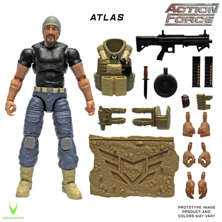 Atlas Action Force Series 5 1/12 Scale Collectible Military Action Figure - Perfect for Display, Photography & Action Figure Enthusiasts
