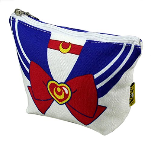 Sailor Moon Anime Cosplay Makeup Bag - Cute Girls Cosmetic Pencil Case for School, Travel & Anime Conventions | Official Licensed Merchandise