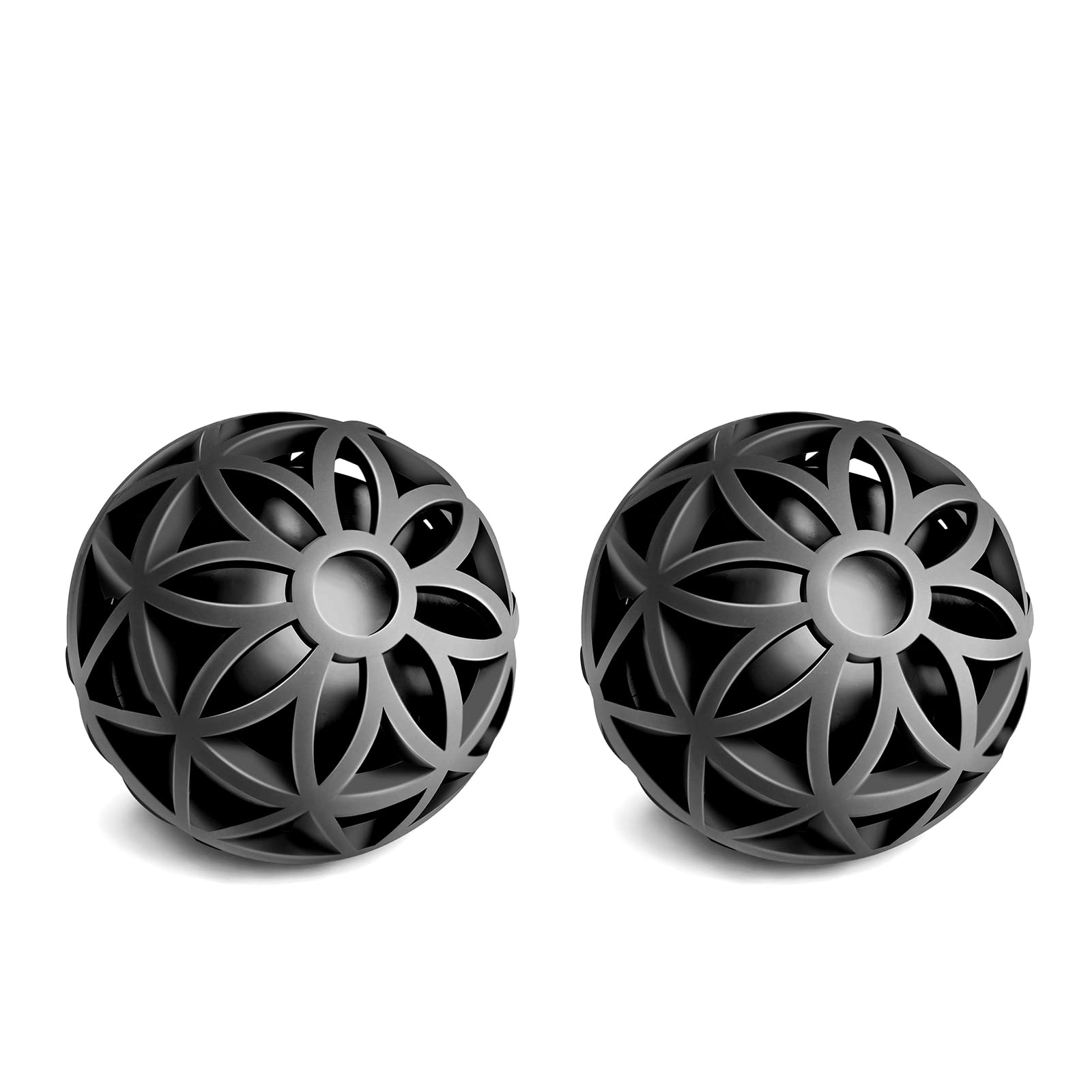 **2-Pack Purse Cleaning Balls - Absorb Dust & Debris in Handbags, Cosmetic Bags, Backpacks - Reusable Purse Ball Cleaner for Fresh & Tidy Bags (Black) - Perfect for Travel, Daily Use & Organizing Small Items**