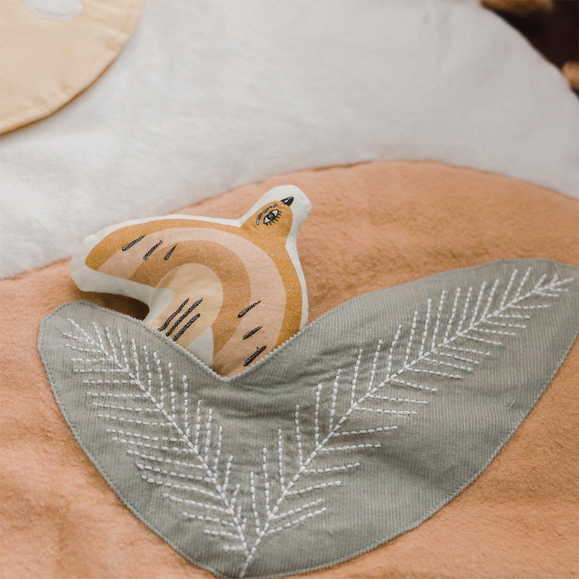 Crane Baby Desert Sunset Activity Mat - Soft & Safe Playmat for Infants & Toddlers - Perfect for Crawling, Tummy Time & Playroom Floor Protection