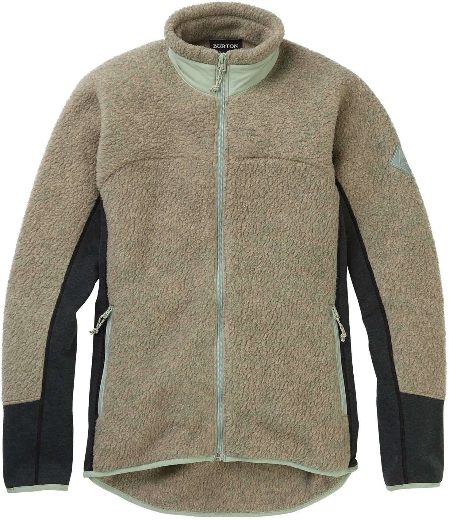 Burton Women's Minturn Full-Zip Fleece Jacket - Warm & Cozy Winter Outerwear for Skiing, Hiking & Outdoor Activities