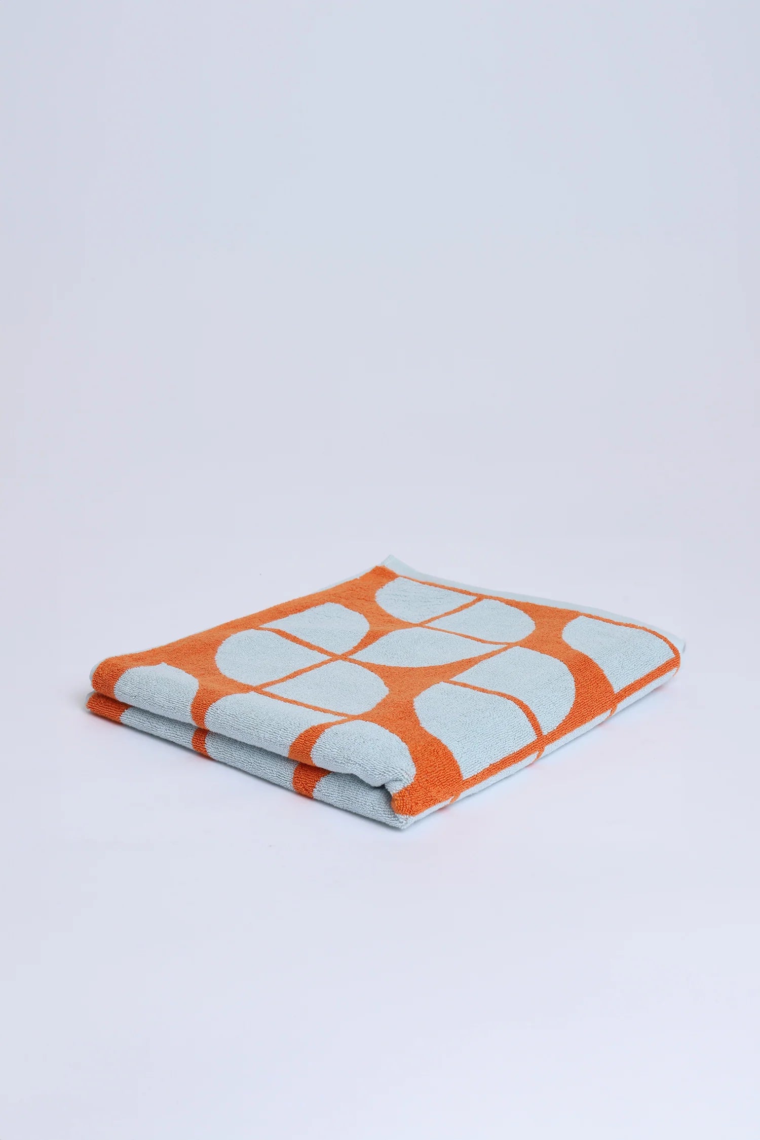 Premium Chelsea Bath Sheet - Soft & Absorbent Arctic White & Tangerine Orange Towel Set - Perfect for Spa, Beach & Luxury Bathroom Decor