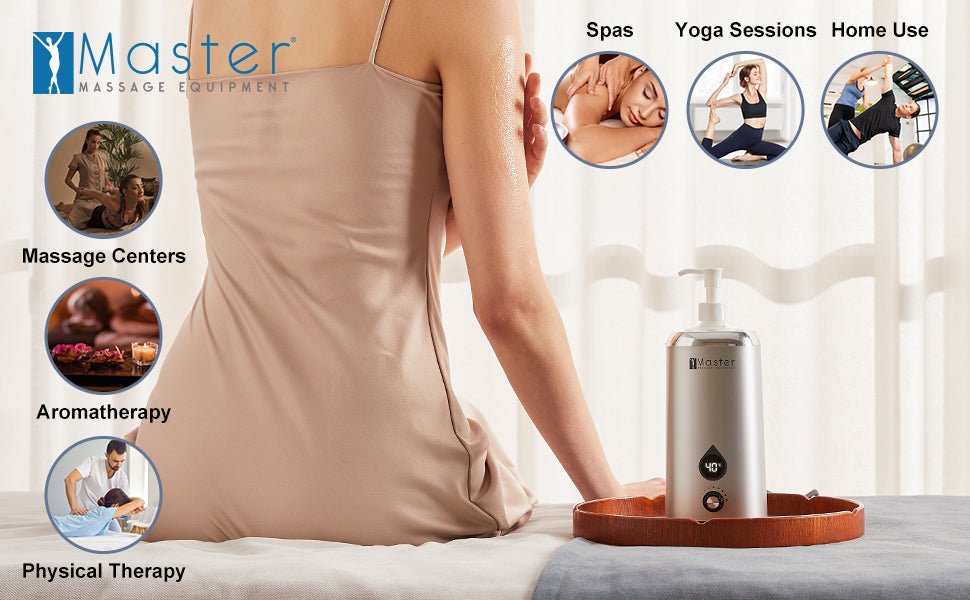 Portable Electric Massage Oil Warmer - Fast Heating Lotion Dispenser for Body Cream & Massage Therapy | Perfect for Spa, Home Use & Professional Therapists