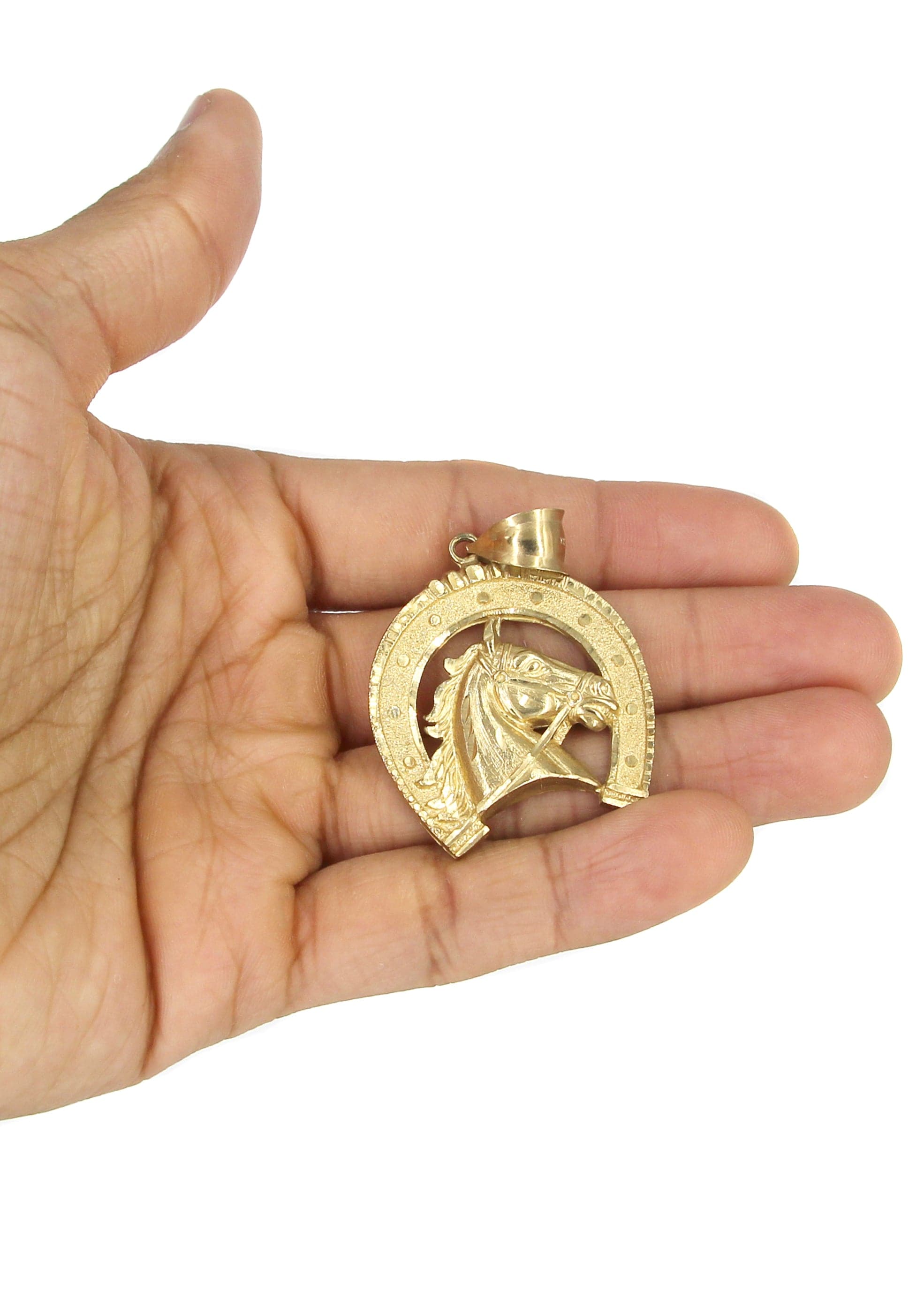 10K Yellow Gold Horse Pendant Necklace for Women - 21.1 Grams Solid Gold Jewelry - Perfect Gift for Birthday, Anniversary & Special Occasions