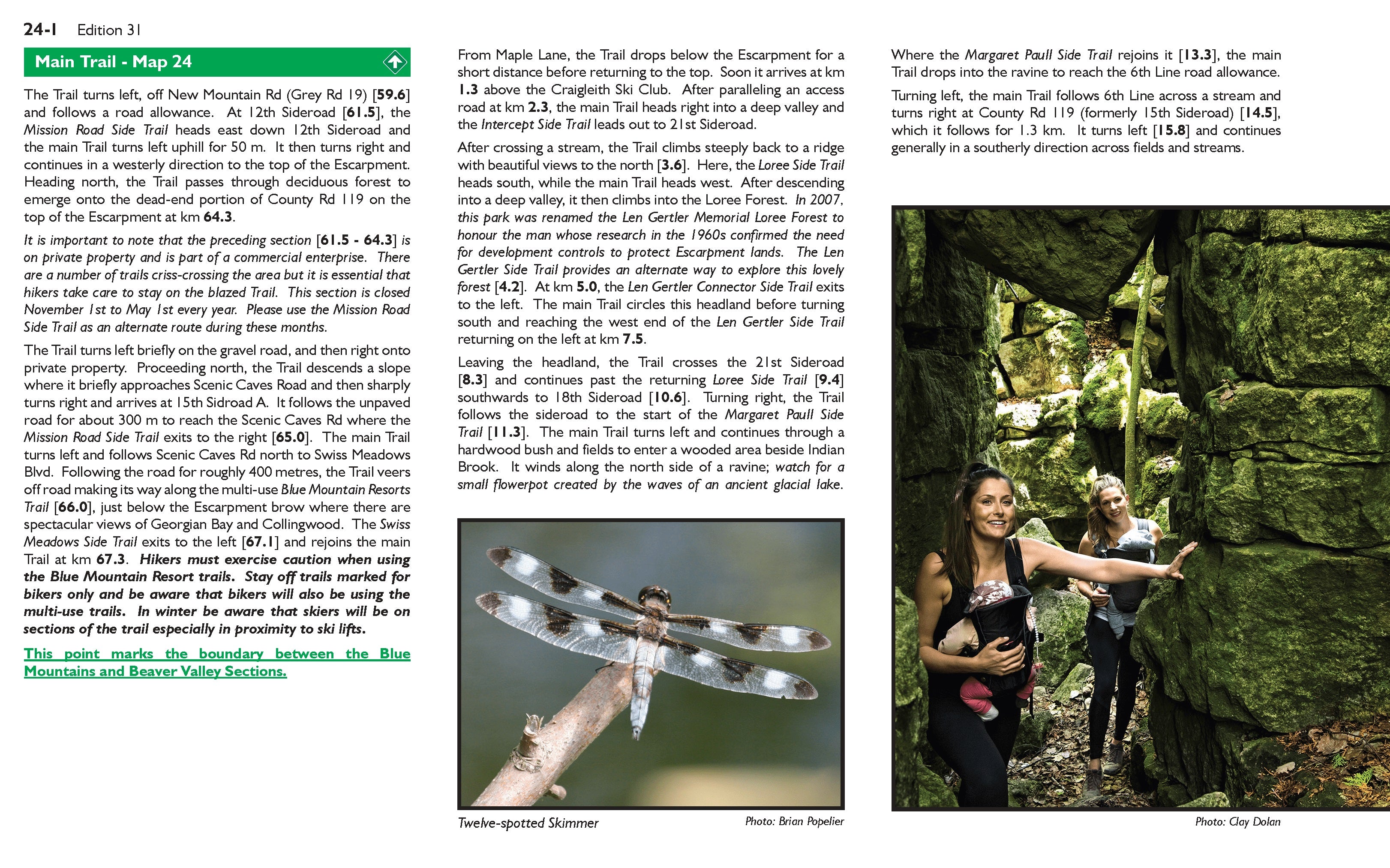 Bruce Trail Reference 31st Edition - Official Hiking Guide for Ontario's Bruce Trail | Perfect for Outdoor Enthusiasts & Nature Explorers