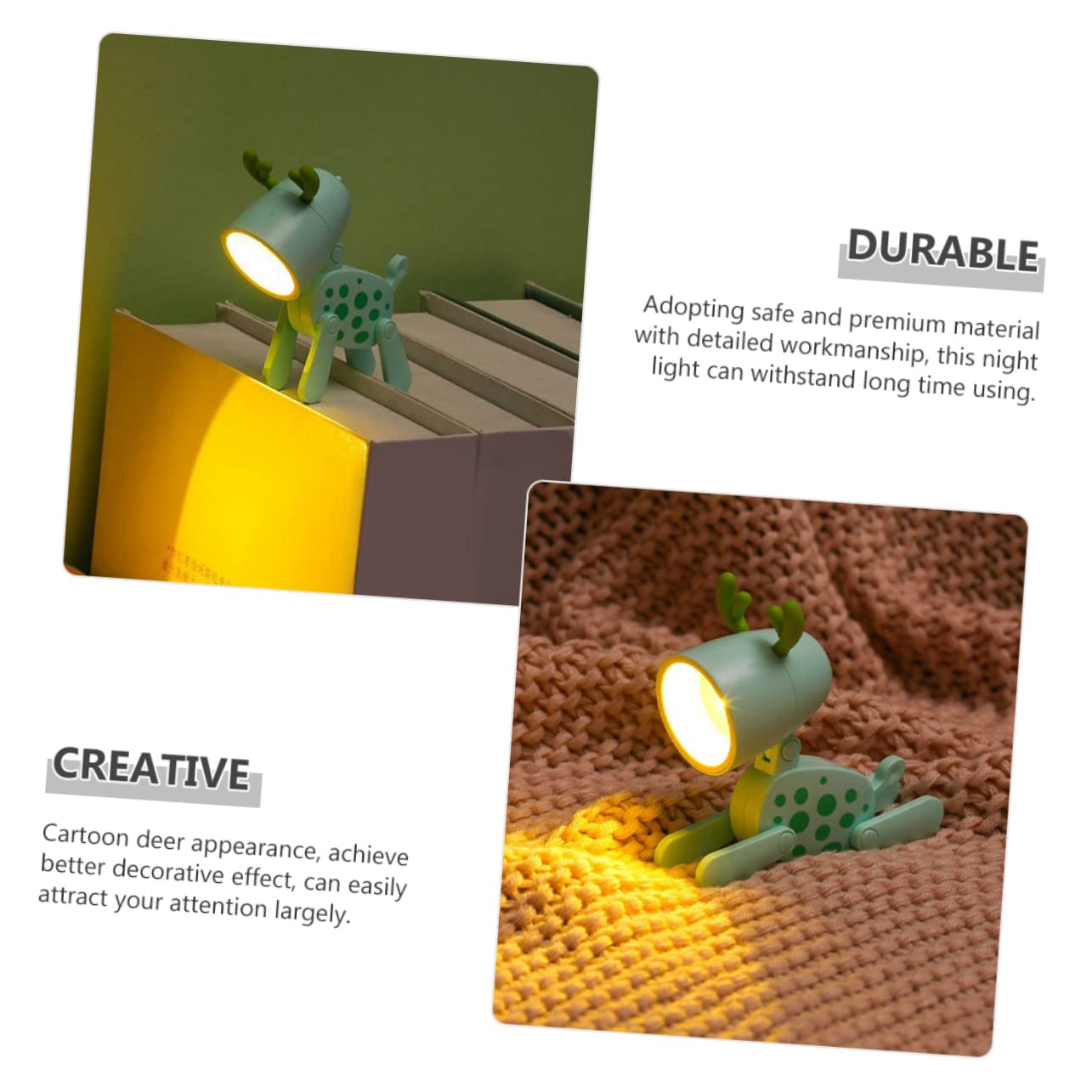 Artibetter LED Night Light for Kids & Pets - Dimmable Bedside Lamp, Nursery Room Decor, Child Safety Nightlight for Bedrooms, Hallways, and Nurseries
