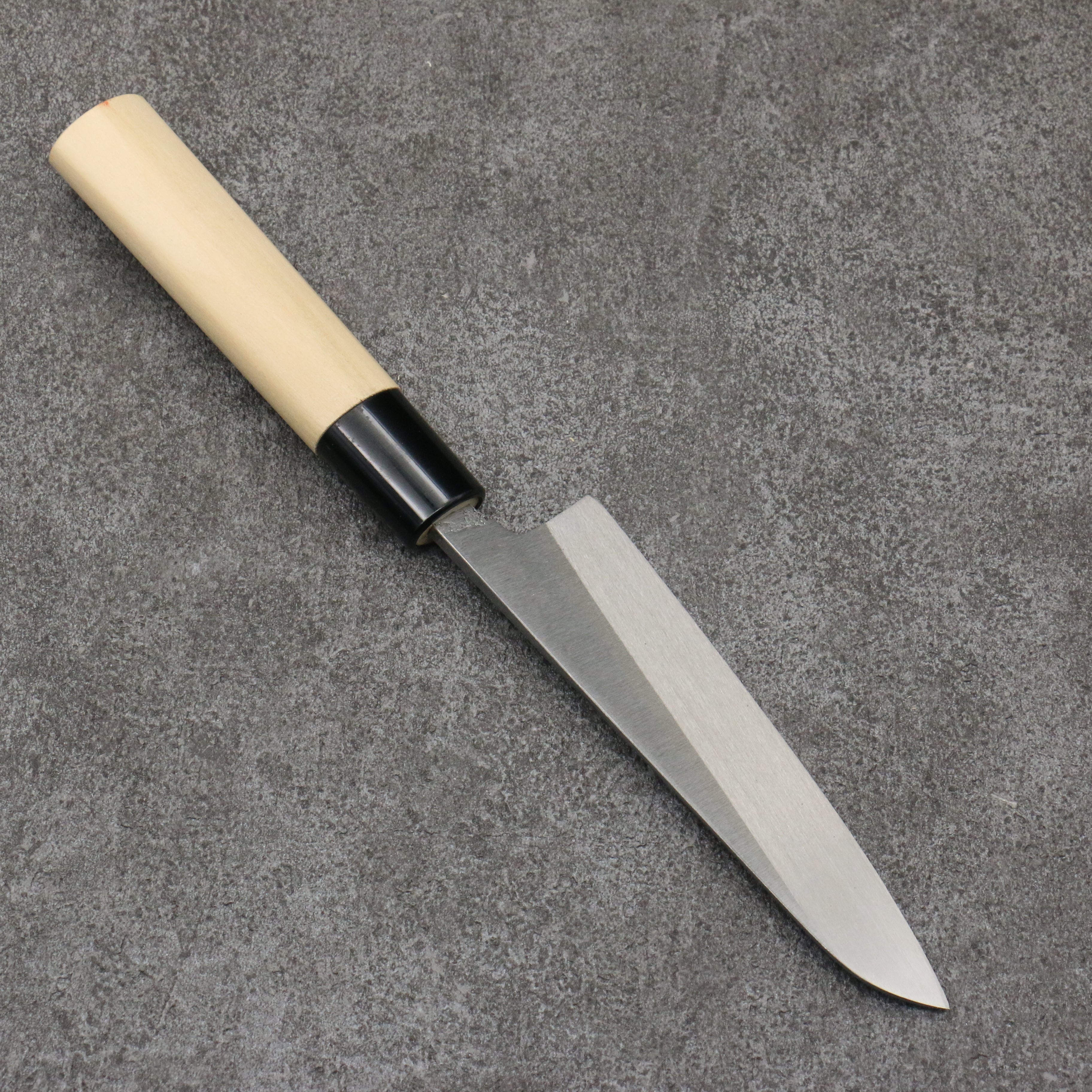 Premium Nakaniida White Steel No.2 Migaki Polish Finish 120mm Petty Utility Knife with Magnolia Handle - Perfect for Precision Slicing, Peeling & Small Kitchen Tasks