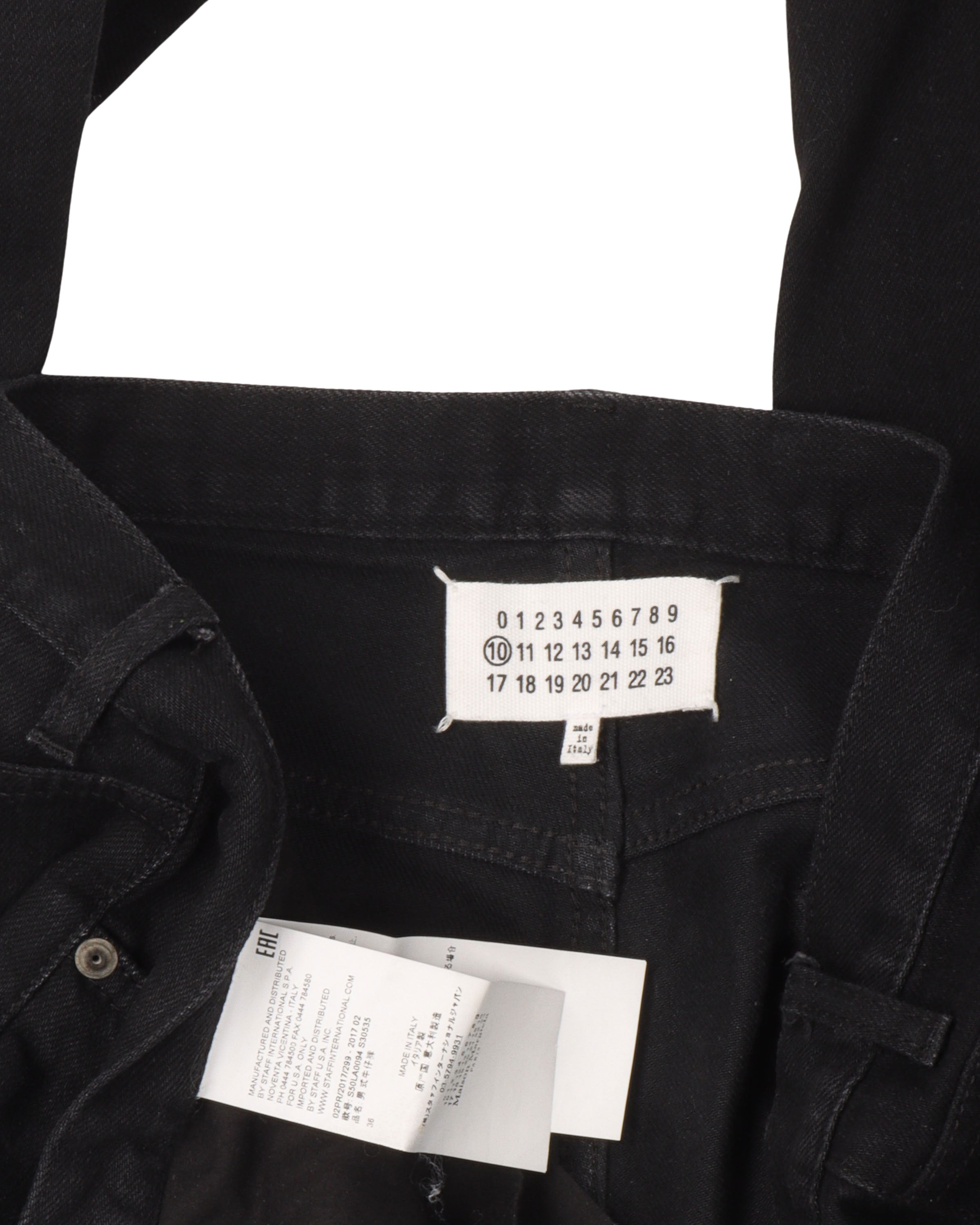Maison Margiela 5 Pocket High-Waisted Slim Fit Jeans for Women - Stylish Distressed Denim Pants for Casual Outfits & Night Out