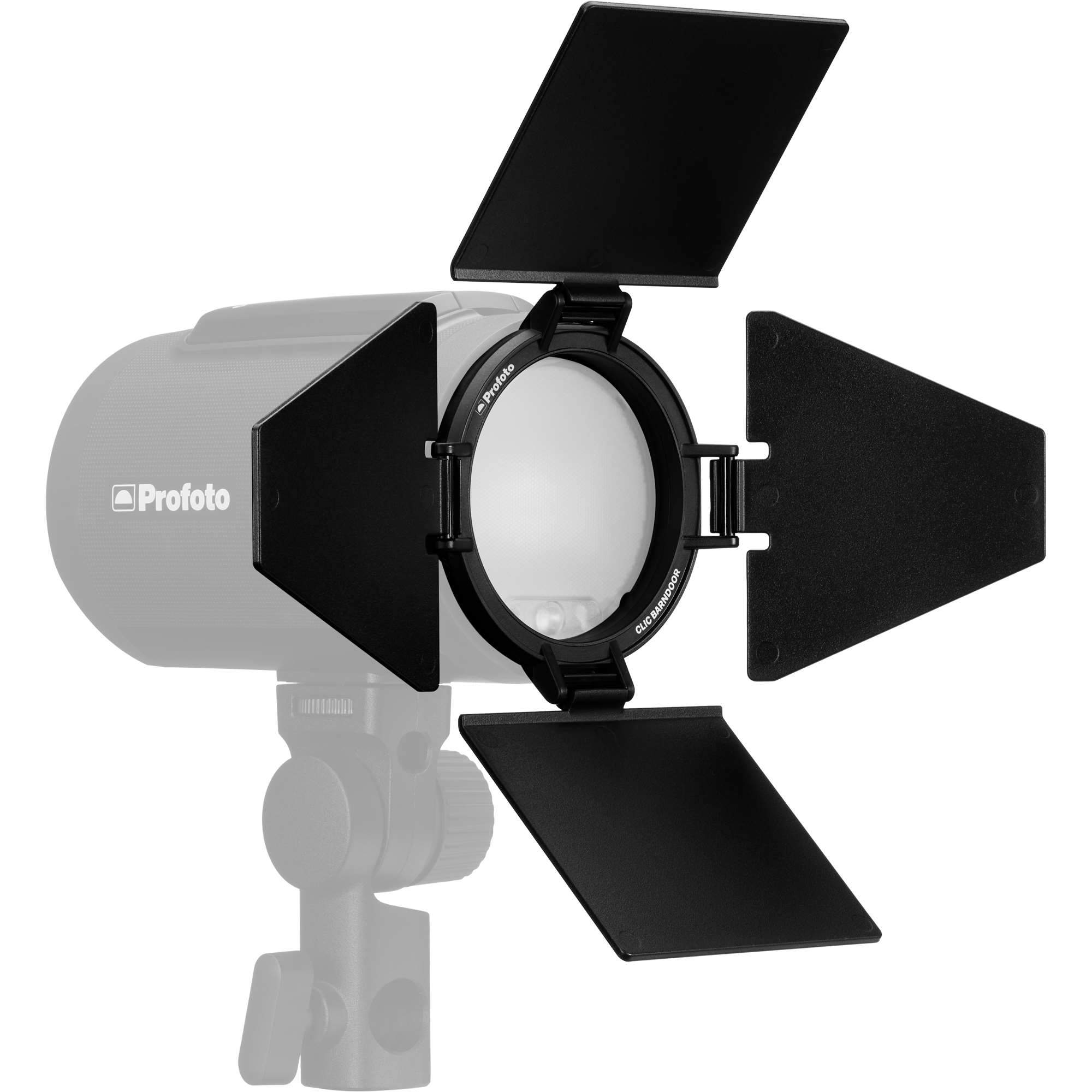 Profoto 101306 Clic Barndoor - Professional Photography Lighting Accessory for Studio & Portrait Shoots | Perfect for Soft Light Control & Creative Lighting Effects