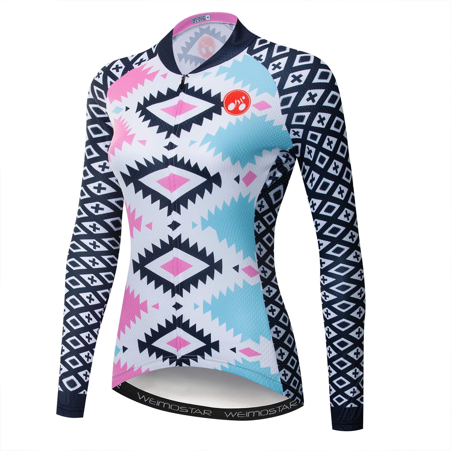 Women's Long Sleeve Cycling Jersey - Breathable Spring Bike Shirt for Road & Mountain Biking - Comfortable Bicycle Top for Outdoor Riding & Commuting
