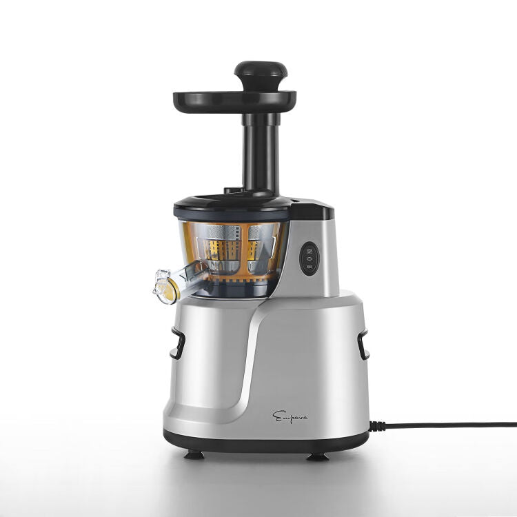 Empava BLDR02 Cold Press Slow Juicer - Stainless Steel Masticating Juicer for Fruits & Vegetables - Perfect for Healthy Juicing at Home, Gym, or Office