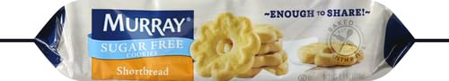 Sugar Free Shortbread Cookies by Murray - 7.7 Oz Pack (1 Count) | Low Carb Keto Snacks for Diabetics & Weight Loss - Perfect for Tea Time, Office Snacks & Gift Baskets