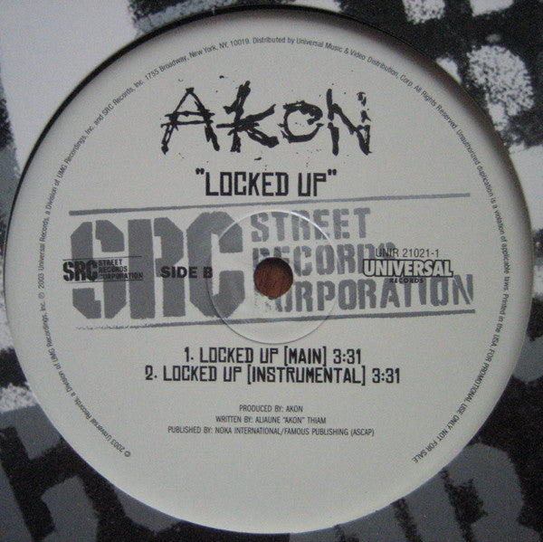 Akon - Bananza (Belly Dancer) / Locked Up - 12
