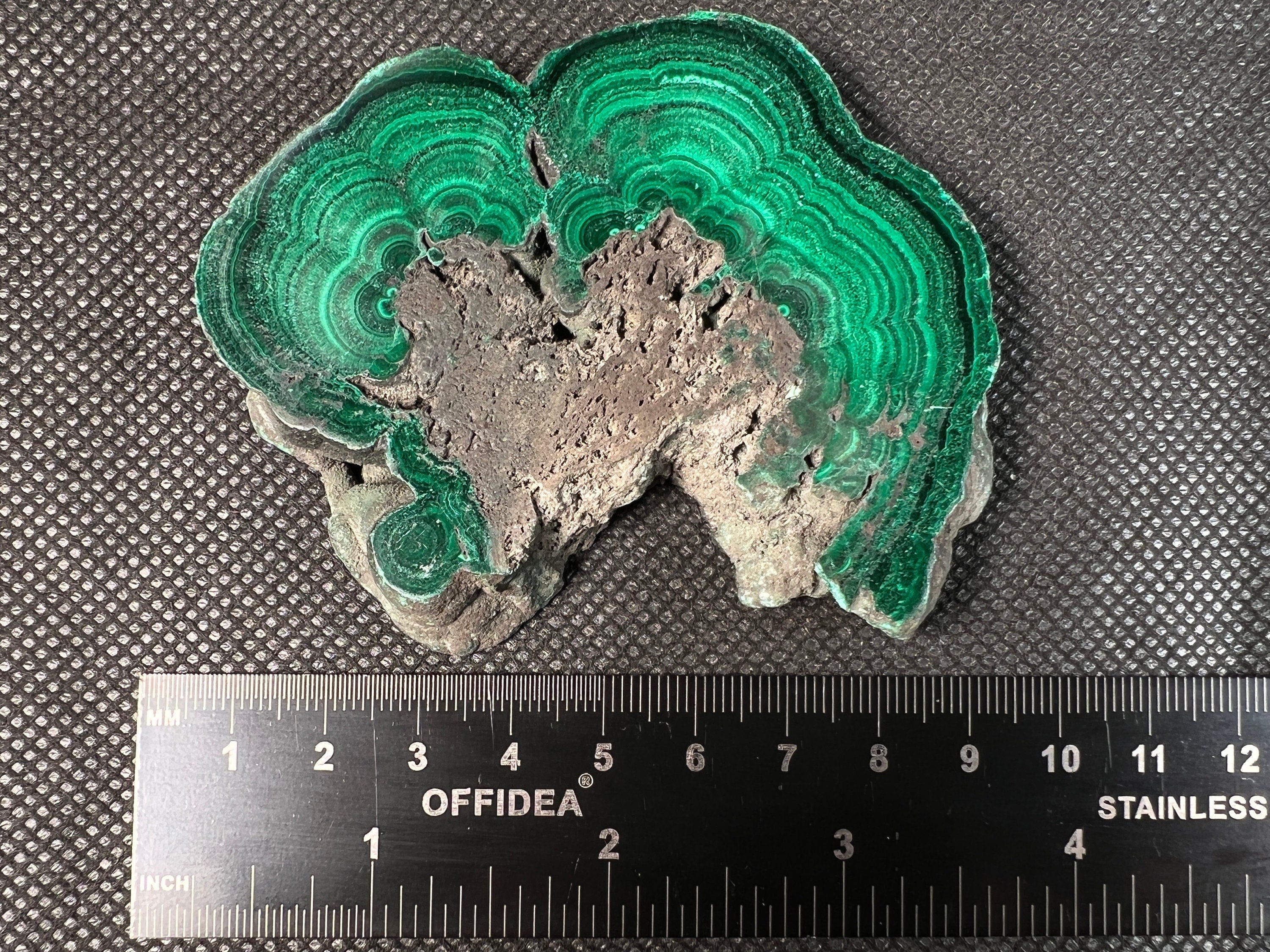 Premium MALACHITE Crystal Slab - Natural Green Malachite Stone for Jewelry Making, Unique Spiritual Gift, Home Decor & Healing Crystal Collection - Perfect for Meditation, Energy Work & Crystal Healing Practices