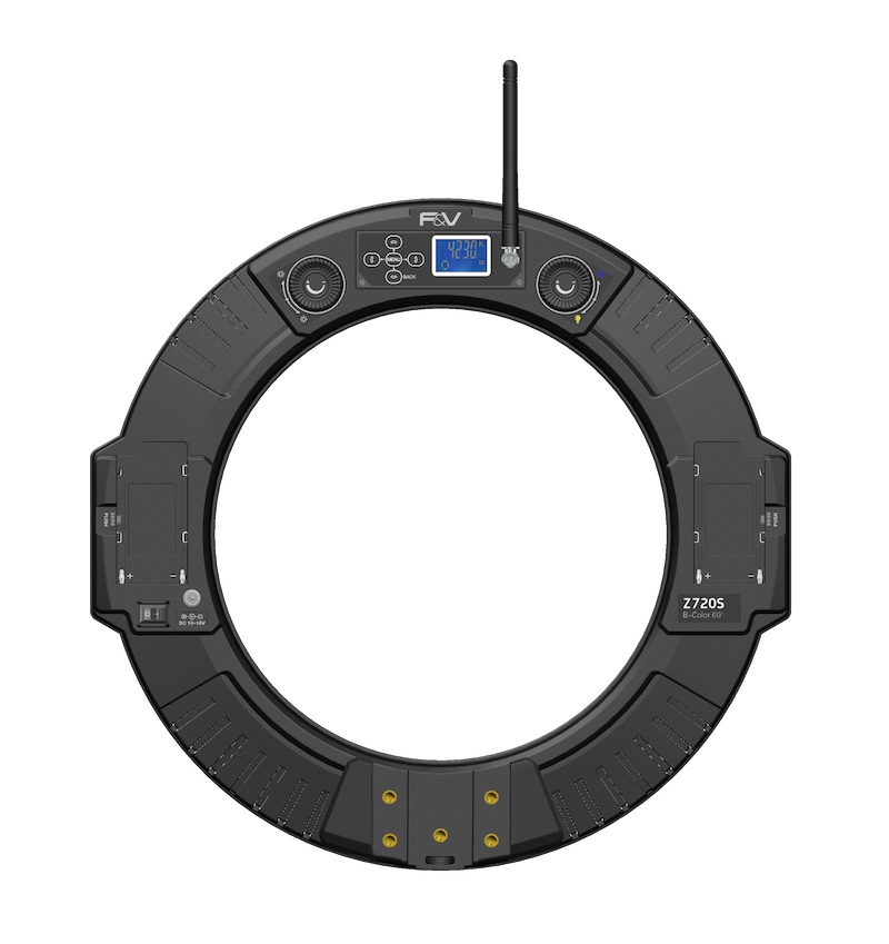 F&V Z720 UltraColor Daylight LED Ring Light - Professional Studio Lighting for Photography, Videography, YouTube & TikTok Content Creation - Perfect for Live Streaming, Makeup Tutorials and Product Shoots