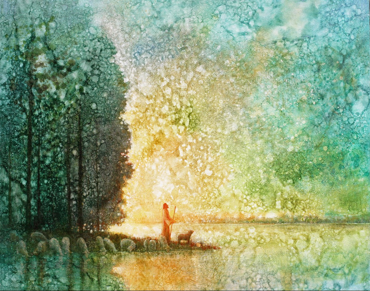 Beside Quiet Waters - Premium Home Decor for Relaxing Spaces | Perfect for Living Rooms, Bedrooms & Meditation Areas