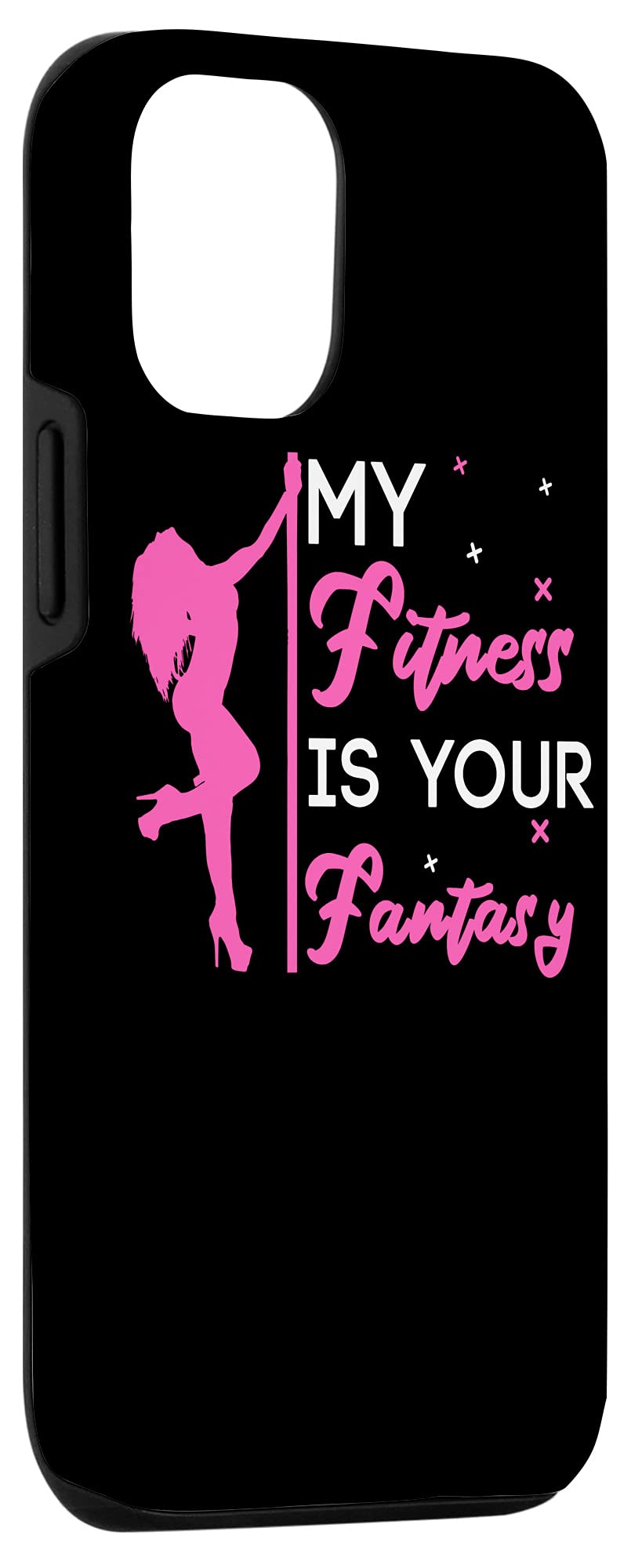 iPhone 12/12 Pro Pole Dancer Fitness Case - Durable Phone Cover for Pole Dancing & Workouts - Perfect for Dance Classes, Gym Sessions & Fitness Enthusiasts