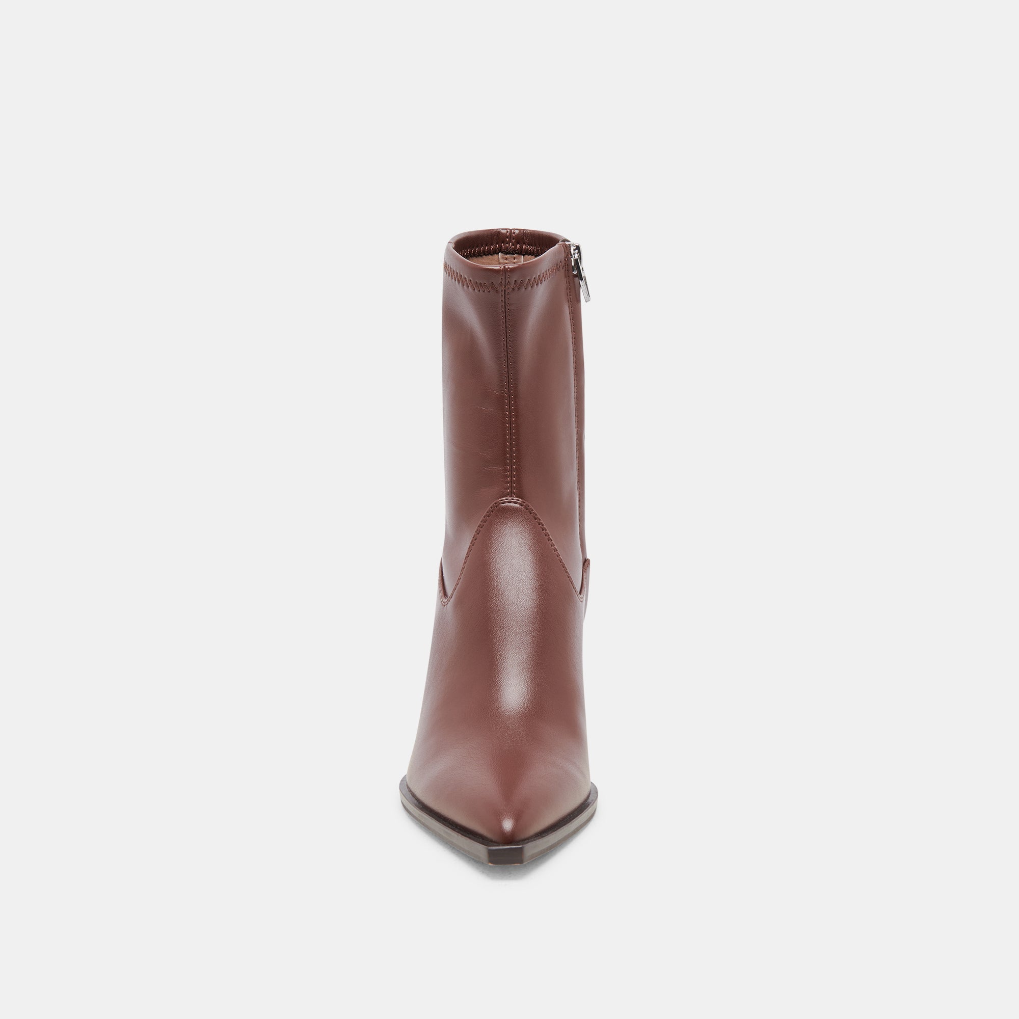 ARYA BOOTS Chocolate Brown Leather Ankle Boots for Women - Stylish & Comfortable for Fall, Winter & Everyday Wear