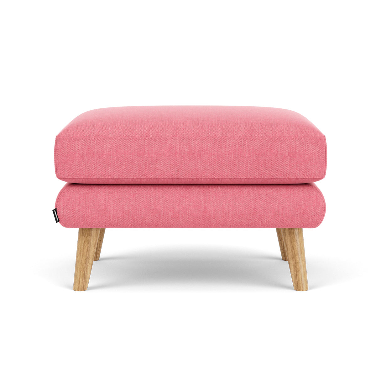 George Fabric Ottoman - Stylish and Comfortable Footrest, Storage Bench for Living Room, Bedroom, or Office - Perfect for Relaxing, Extra Seating & Home Organization