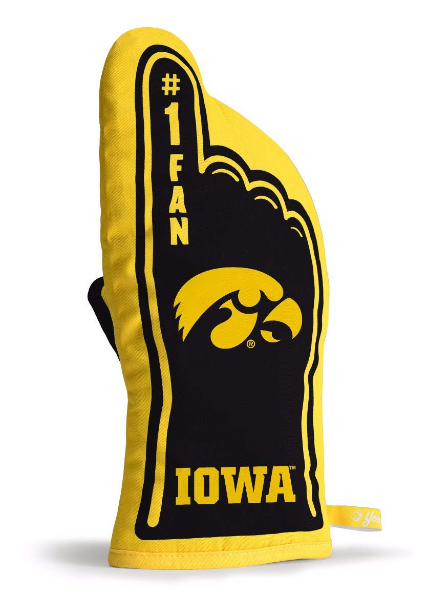 YouTheFan NCAA #1 Oven Mitt - Heat Resistant College Sports Team Logo Kitchen Glove for Baking, Grilling & Cooking - Perfect for Game Day Tailgates & College Football Party Decor