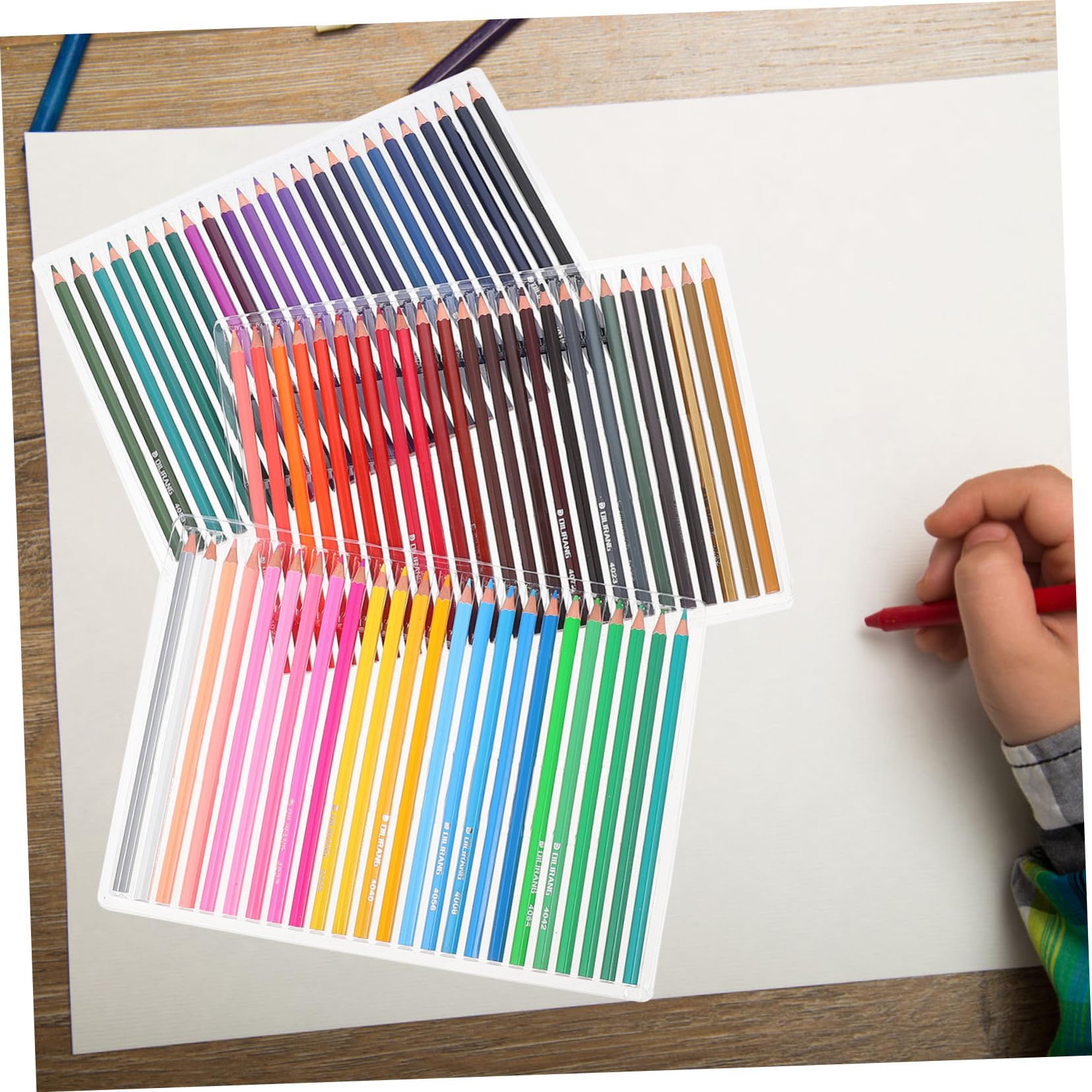 Cabilock 2 Sets of 12-Colors Wooden Drawing Pencils - Professional Artist Sketching & Coloring Pencils for Adults & Kids - Perfect for Art Projects, School Supplies & Daily Drawing