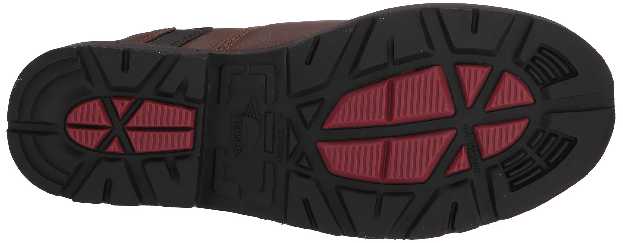 Avenger Men's A7542 Industrial Work Shoes - Steel Toe, Slip Resistant, Comfortable for Construction, Warehouse & Safety Work