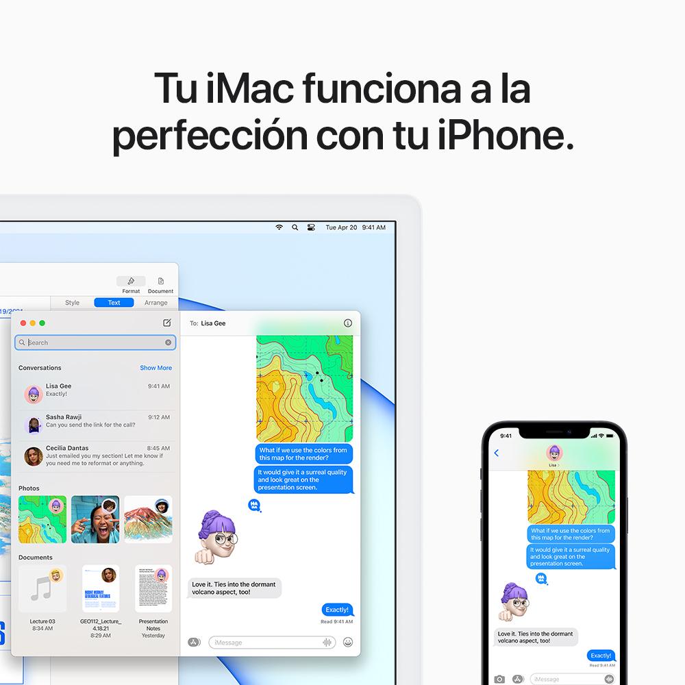 Apple iMac 24-inch with Retina 4.5K Display - M1 Chip (8-Core CPU & 8-Core GPU), 512GB SSD, Green - Perfect for Home Office, Graphic Design & Creative Work