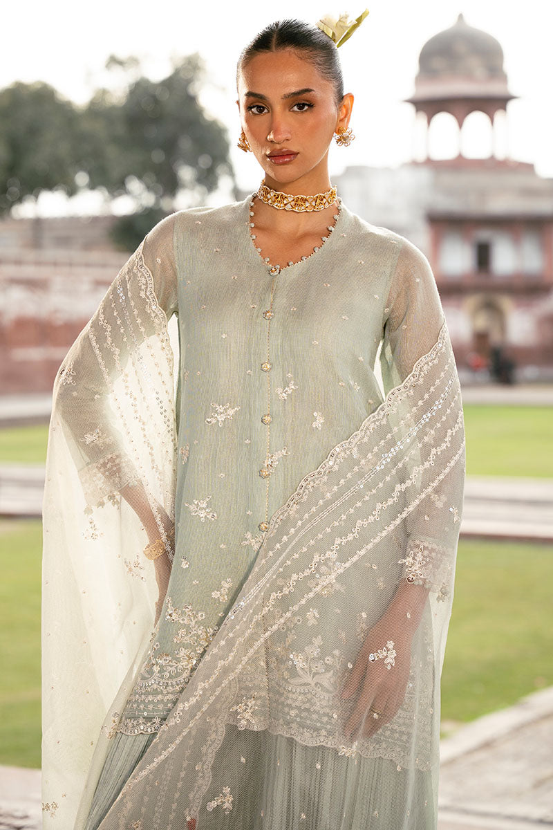 MINT HAZE 3PC Set (Shirt, Trouser & Dupatta) - Stylish Ethnic Outfit for Women | Perfect for Weddings, Parties & Festive Occasions