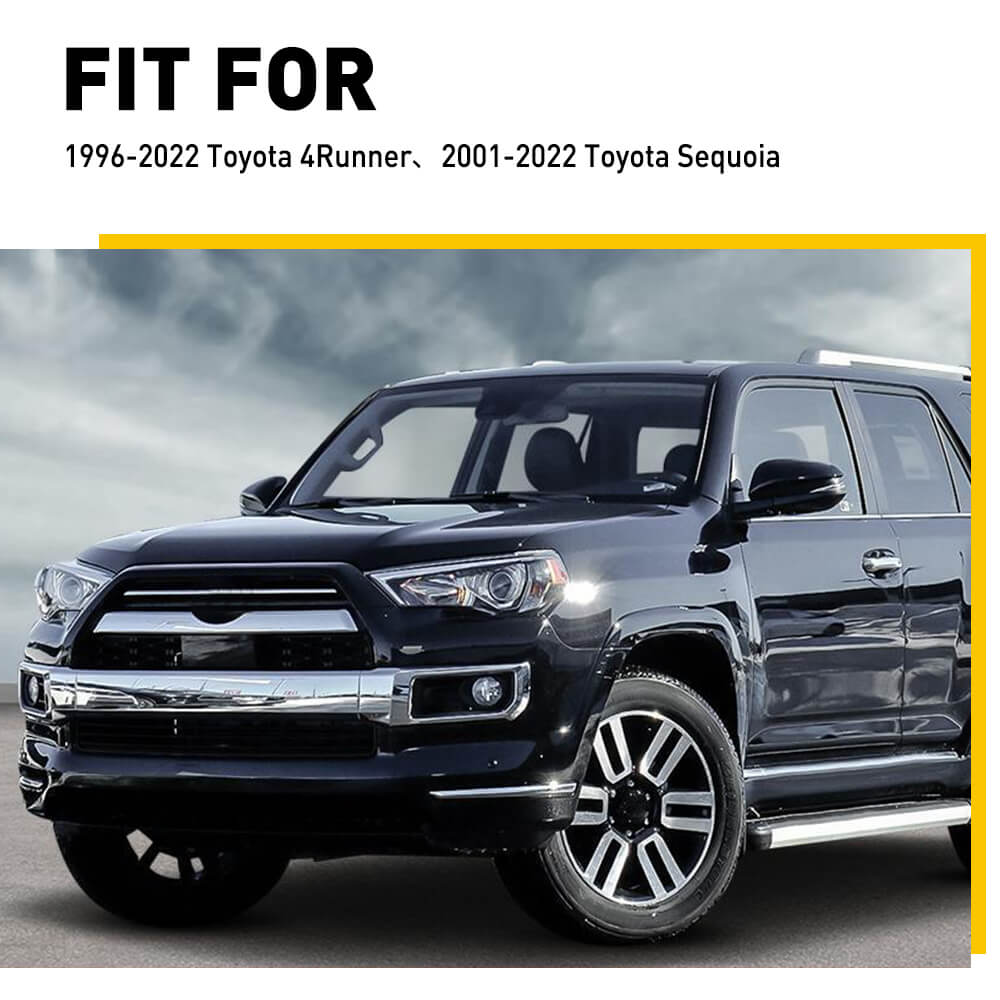 LED License Plate Lights 6000K White - Compatible with 1996-2022 Toyota 4Runner & 2001-2022 Toyota Sequoia - Bright Tag Light Lamp Assembly for Enhanced Night Visibility & Style Upgrade