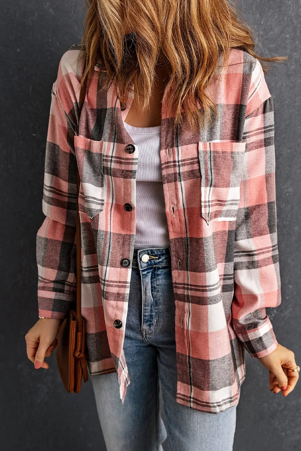 Stylish Plaid Dropped Shoulder Longline Shirt for Men - Casual Oversized Flannel Shirt with Long Sleeves - Perfect for Fall Layering, Outdoor Adventures and Streetwear Fashion