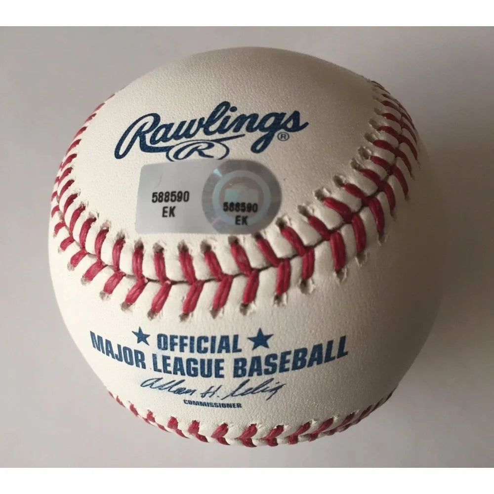 Authentic Clayton Kershaw Signed OMLB Baseball with MLB Authentication - Perfect for Dodgers Fans, Collectors & Sports Memorabilia Displays
