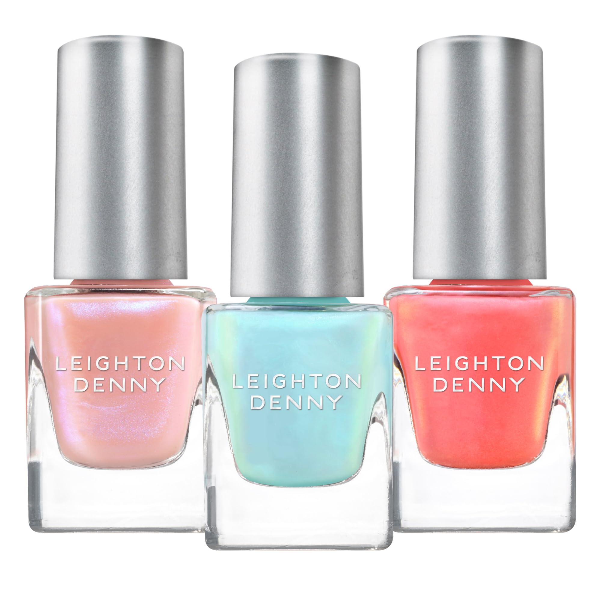 Leighton Denny Wings Collection Nail Polish Set LDE3225A - 6 Premium Long-Lasting Nail Colors for Women, Salon Quality Nail Polish Kit - Perfect for Parties, Weddings & Everyday Wear