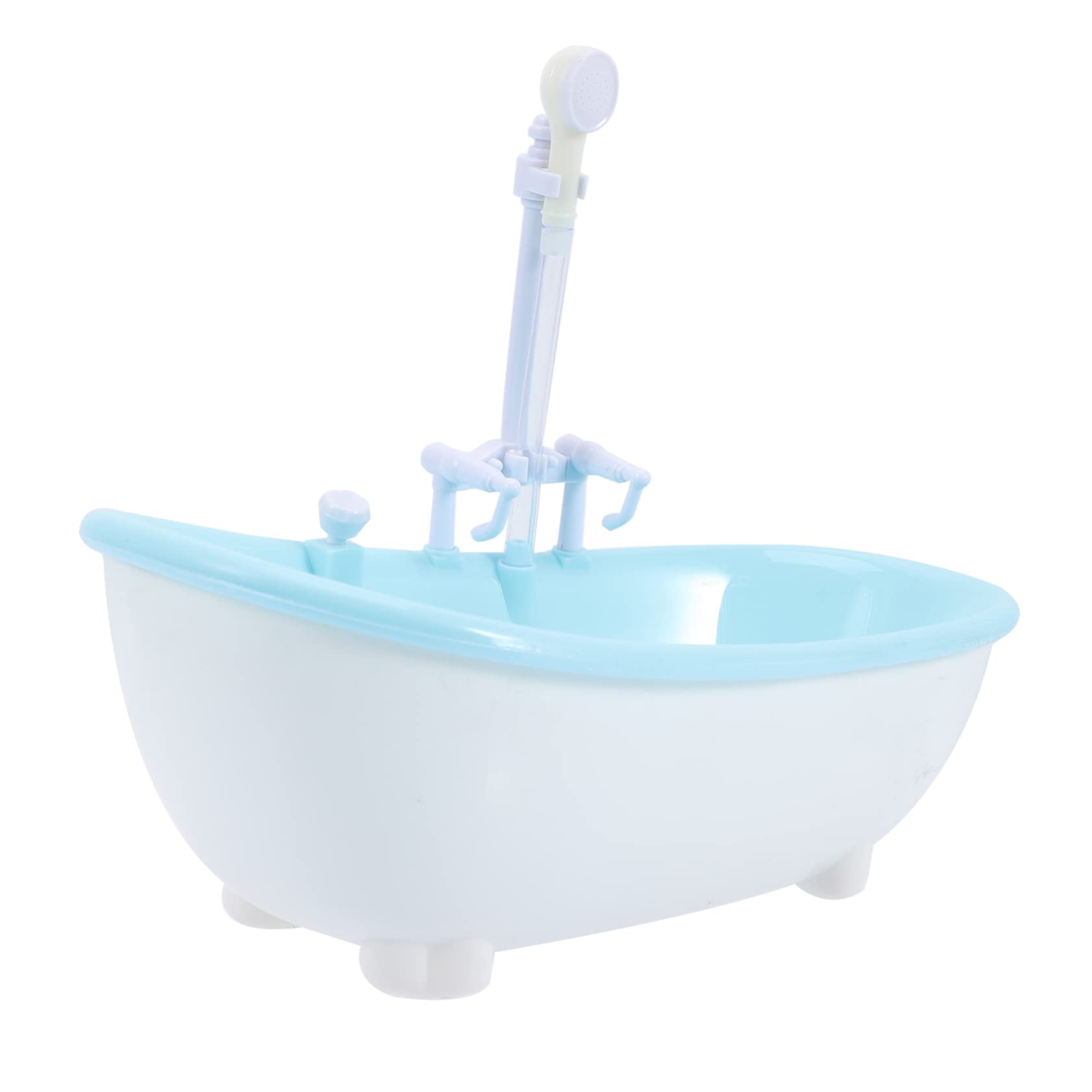 VICASKY 2-Pack Sky Blue Bathtub Toys for Kids - Fun Bath Time Spray Figurines for Boys & Girls, Durable Plastic Bathroom Play Set | Perfect for Toddler Splash Play, Baby Shower Gifts & Pool Party Favors