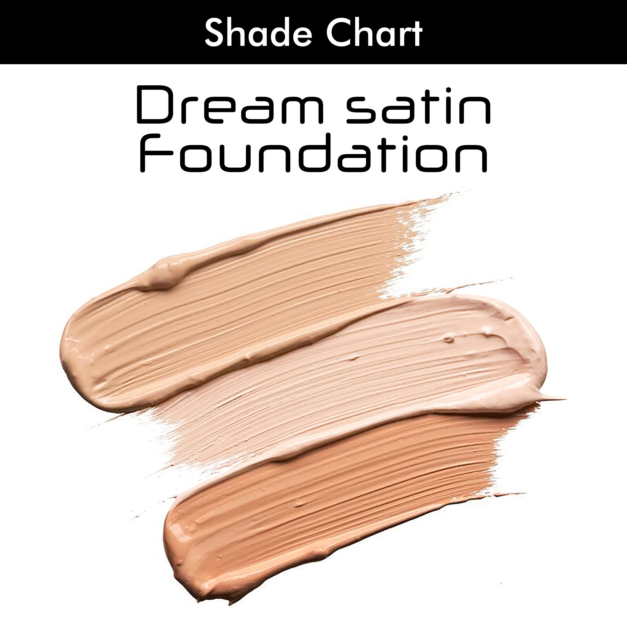 Colors Queen Dream Satin Oil-Free Waterproof Foundation - 03 Chestnut | Long-Lasting Matte Finish for All-Day Wear | Perfect for Outdoor Events, Weddings & Photography