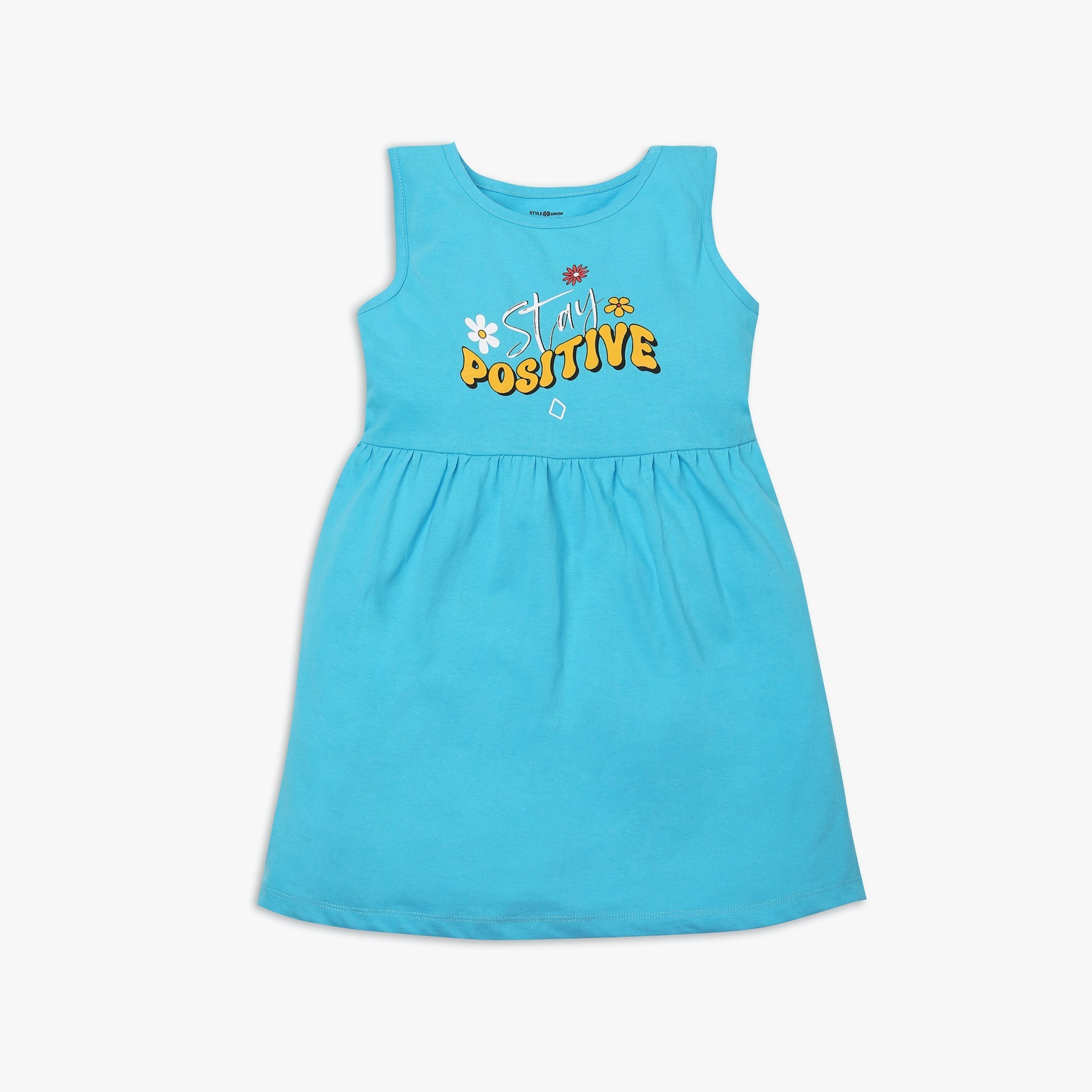 Girl's Regular Fit Graphic Frock - Cute Printed Dress for Kids | Perfect for School, Parties & Playdates
