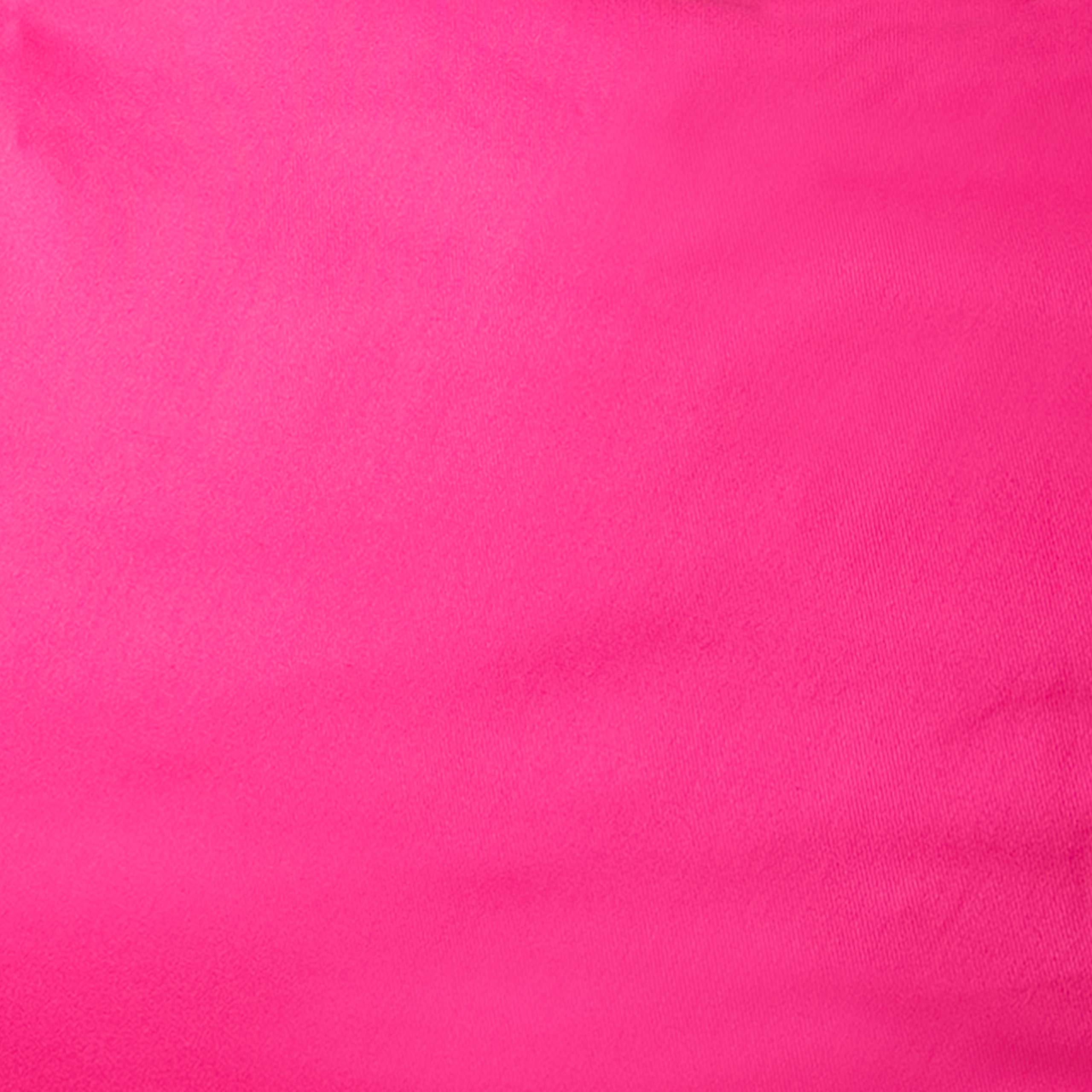 Extra Large Solid Hot Pink Bean Bag Chair for Kids & Adults - Perfect for Living Room, Bedroom, Dorm & Game Room Relaxation