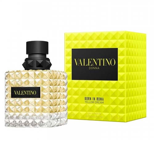 Valentino Born In Roma Yellow Dream 100ml Eau de Parfum for Men - Fresh Citrus & Woody Fragrance for Date Night & Special Occasions