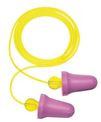 Next™ No-Touch™ Foam Ear Plugs - 100 Pairs Corded Safety Earplugs for Sleeping, Swimming, Concerts & Noise Protection - Hygienic No-Touch Design for Work, Travel & Study
