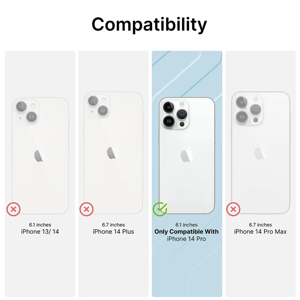 iPhone 14 Pro Tempered Glass Screen Protector - 9H Hardness, Anti-Scratch, Bubble-Free - Perfect for Everyday Protection & Gaming