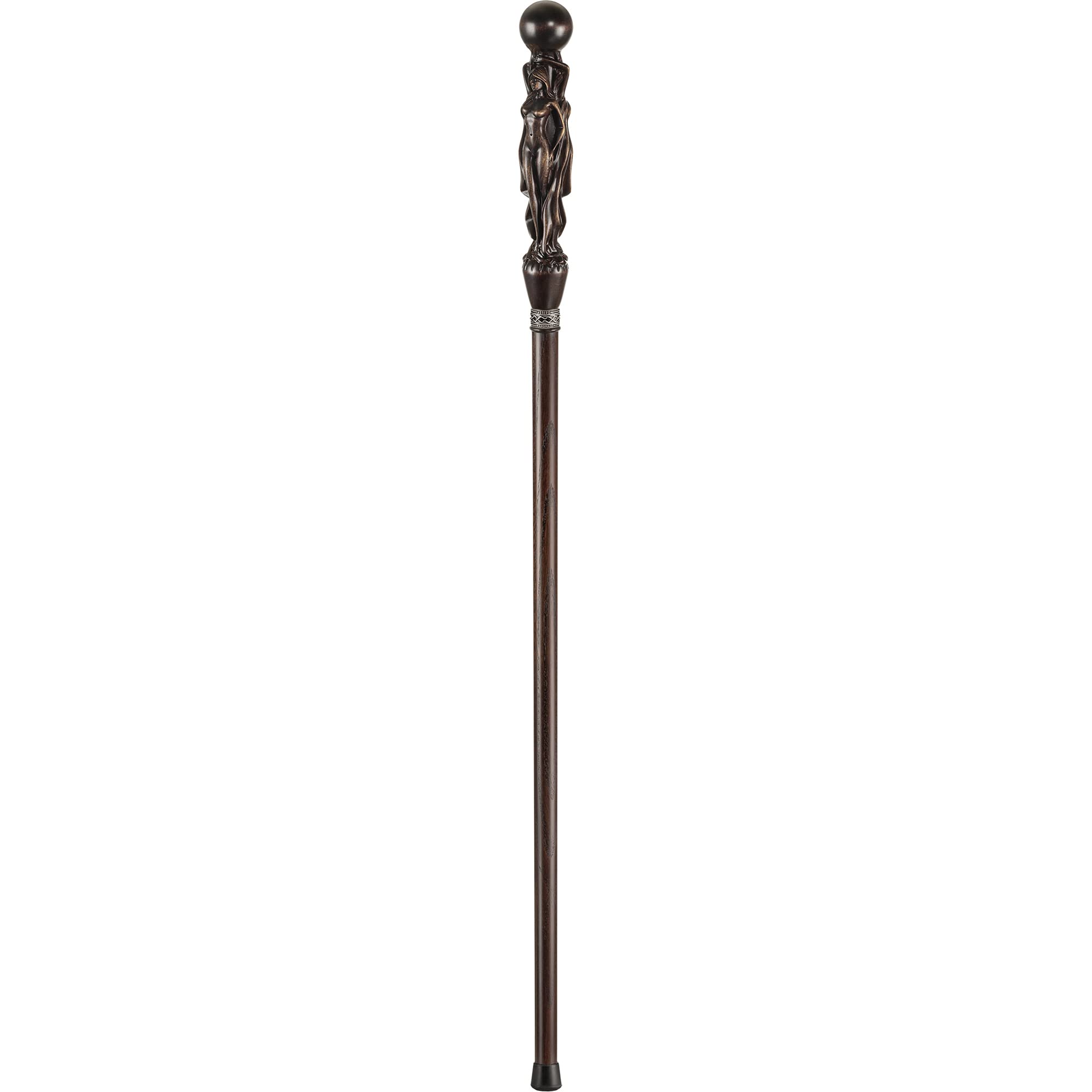 Handcrafted Wooden Walking Cane for Men - Gemini Design - Unique Carved Walking Stick - Fashionable Mobility Aid for Seniors & Style-Conscious Gentlemen - Perfect for Hiking, Travel & Everyday Support