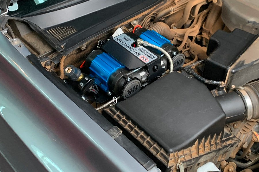 2016-2023 Toyota Tacoma ARB Twin Air Compressor Under Hood Mounting Bracket Kit by Grimm Offroad - Perfect for Off-Roading & Overlanding Adventures