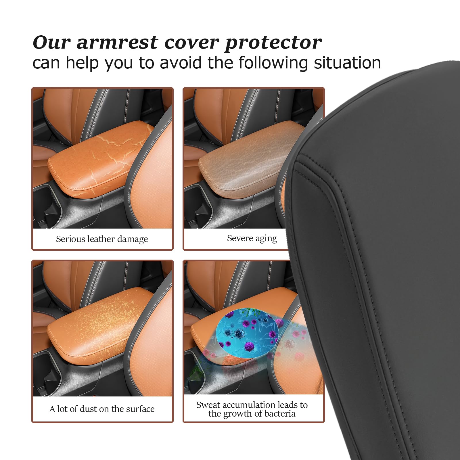 SKTU 2025 Subaru Outback Center Console Cover - Premium Armrest Protector for 2020-2025 Outback & Legacy Models - Soft Cushion Pad for Wilderness Edition - Perfect for Road Trips & Daily Commuting