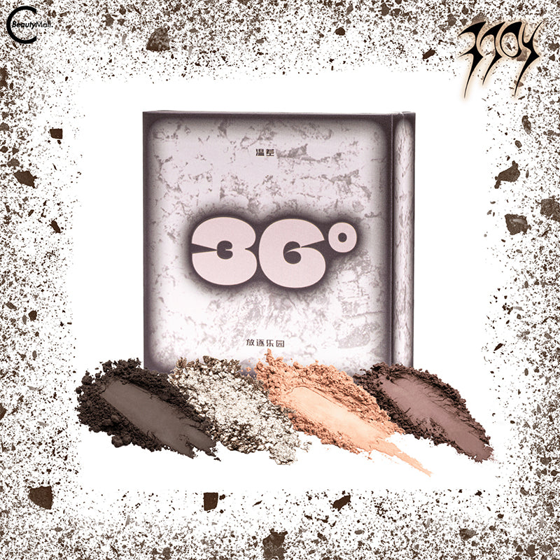 EXILEJOY Exile Paradise 36℃ Temperature Change Eyeshadow Palette - Gray & Pink Shades for Day to Night Makeup Looks | Perfect for Parties, Dates, and Special Occasions