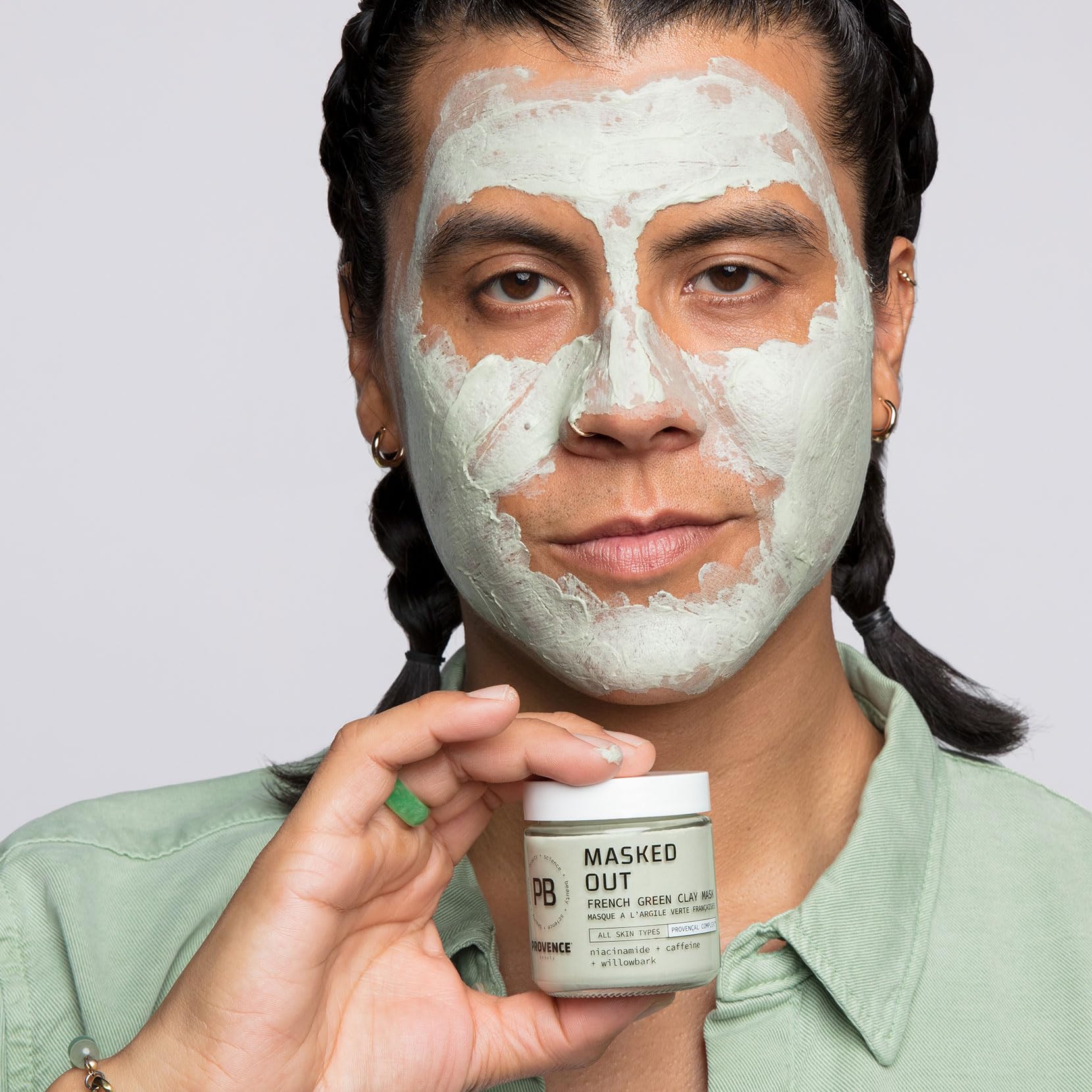 French Green Clay Mask for Deep Cleansing & Pore Care - Skin Care