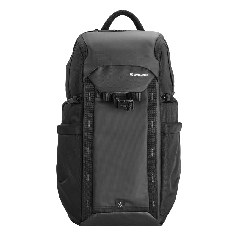 VEO S46 Black Camera Backpack with USB Charging Port & Side Access - Waterproof DSLR Bag for Photographers, Travel & Outdoor Shooting