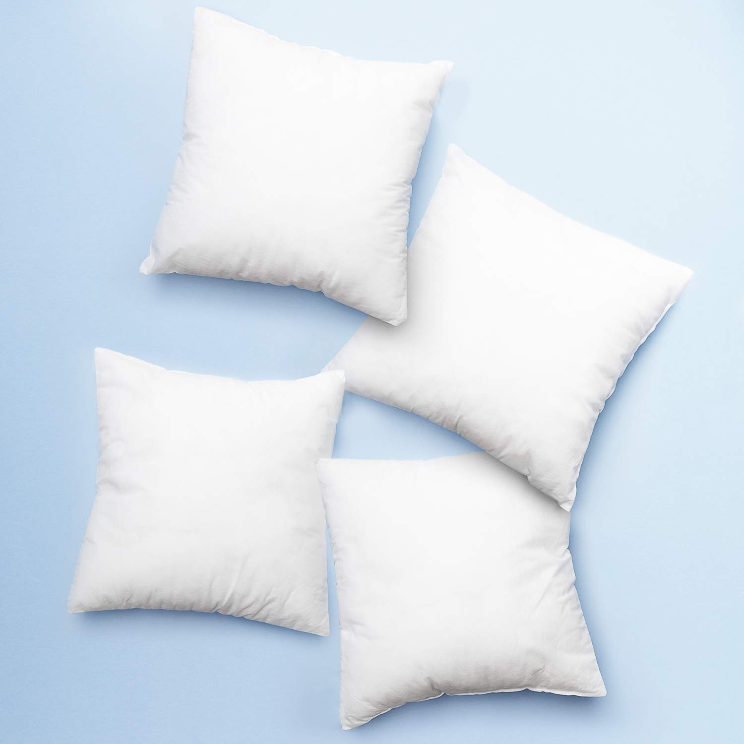 Premium Clara Clark Throw Pillows - 26x26 Inch Decorative Couch Pillow Inserts (Set of 4) for Living Room, Bedroom & Sofa Decor - Soft & Stylish Home Accent Pillows