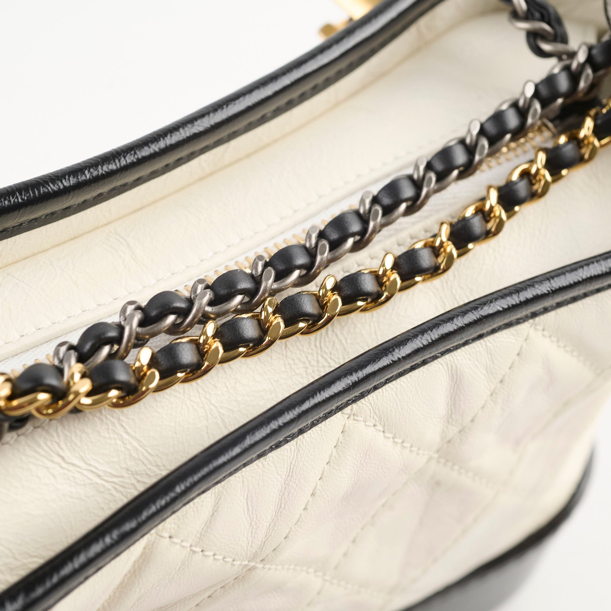 Chanel Small Gabrielle Bag Black & White - Luxury Crossbody Handbag for Women, Perfect for Date Night & Evening Events