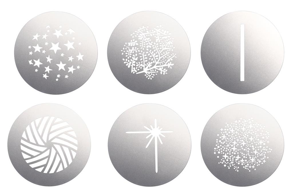 Godox GS3 Gobo Set - Professional Spotlight Kit for Stage Lighting, Theater, and Photography | Includes Gobo Patterns for Creative Lighting Effects