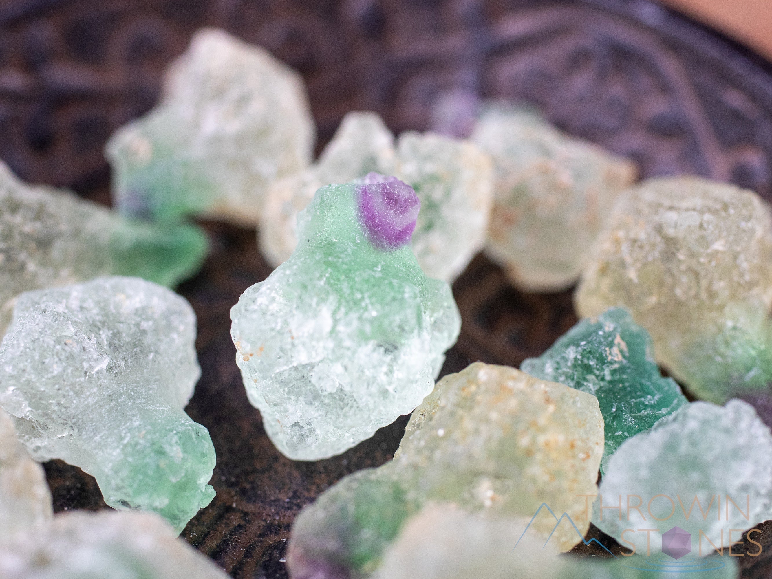 Natural Green Fluorite Raw Crystal Mushroom - Metaphysical Healing Stone, Home Decor, Raw Crystals & Minerals for Meditation (E1441) | Spiritual Healing, Reiki Energy, Feng Shui Decor